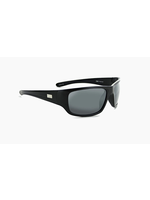 Optic Nerve Contra - Matte Black w/ Polarized Smoke Lens Silver Mirror