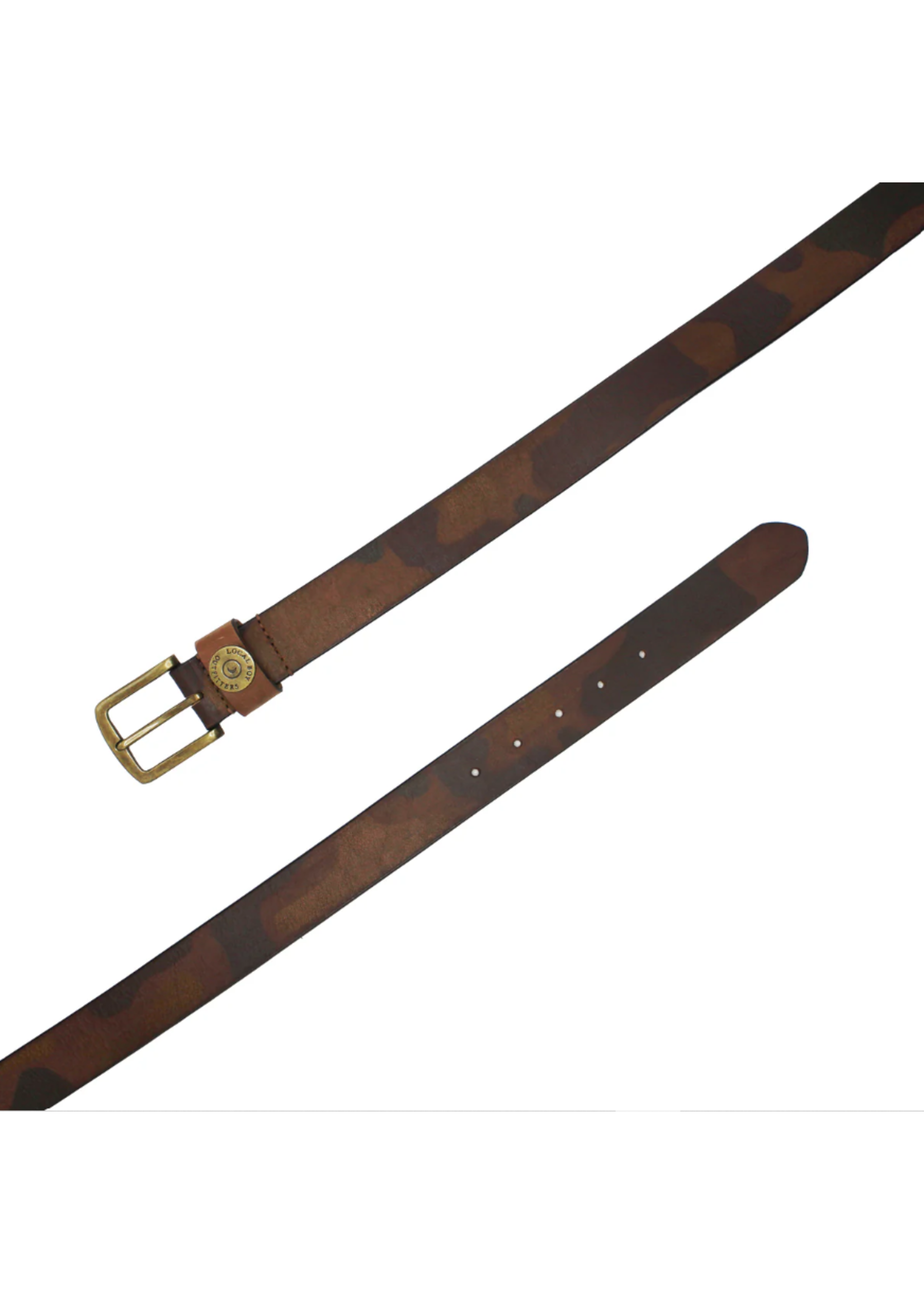 Local Boy Printed Leather Belt