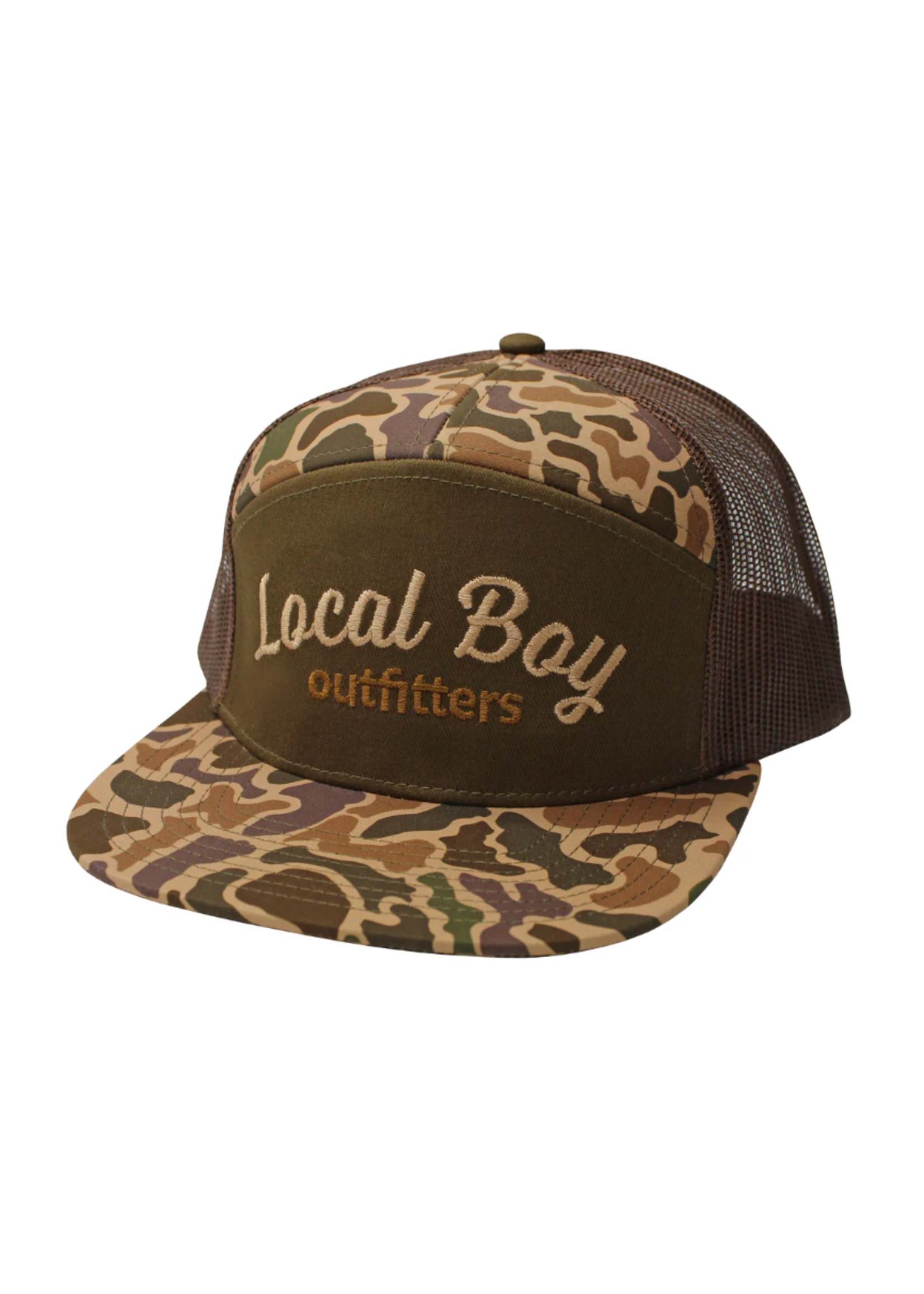 Local Boy Simple Script 7 Panel - Old School Camo