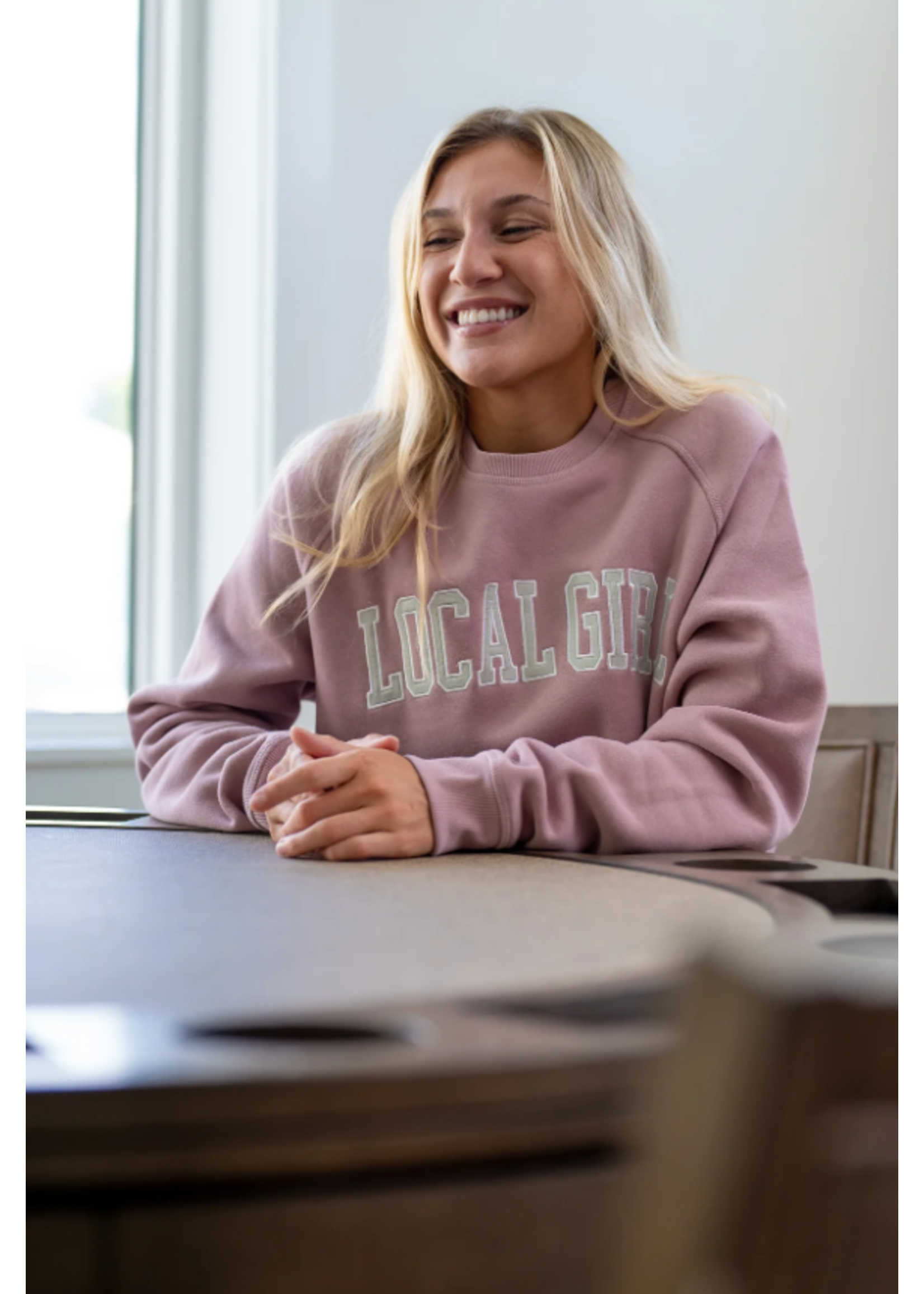 Local Girl LG Cotton Crewneck