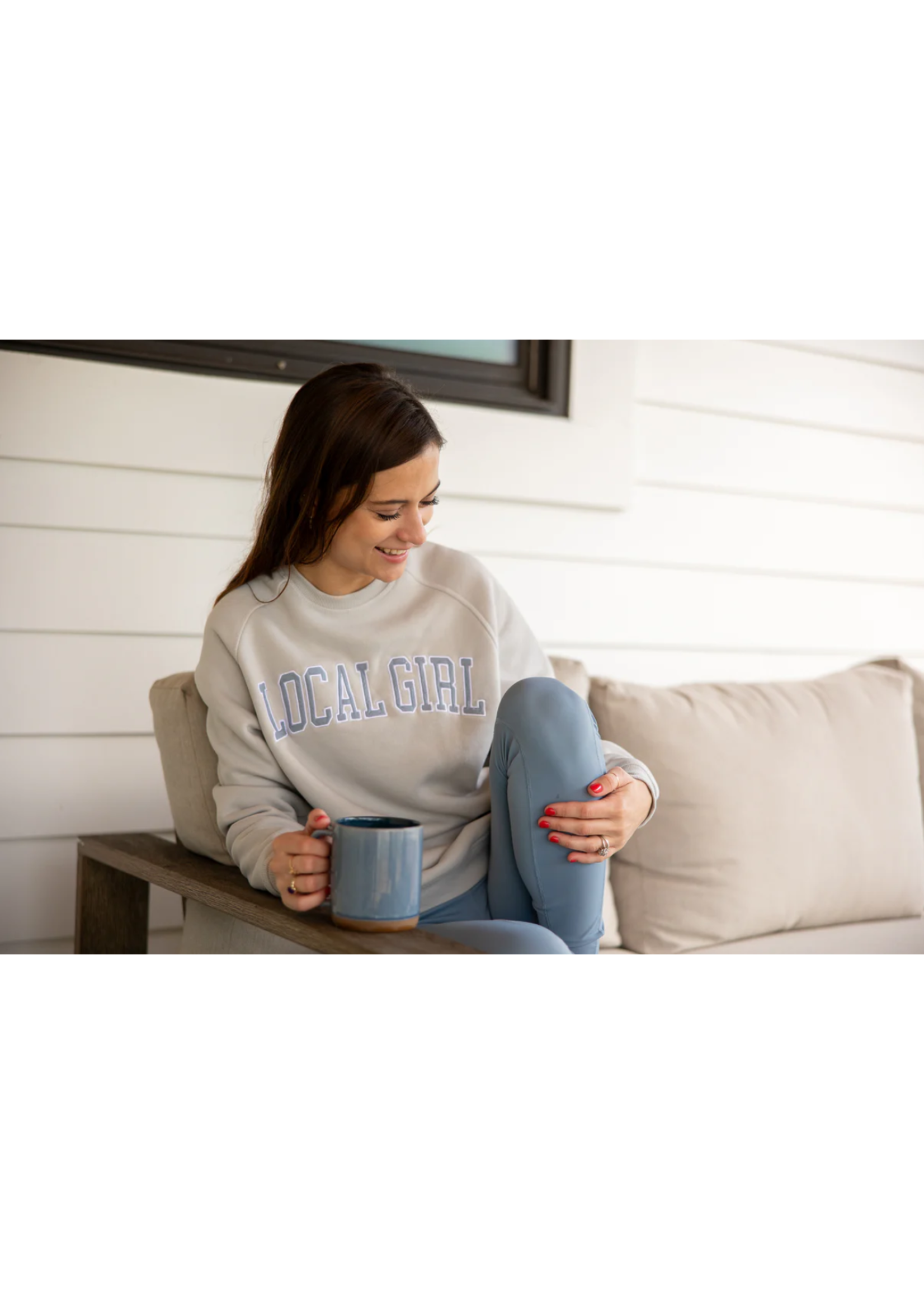 Local Girl LG Cotton Crewneck