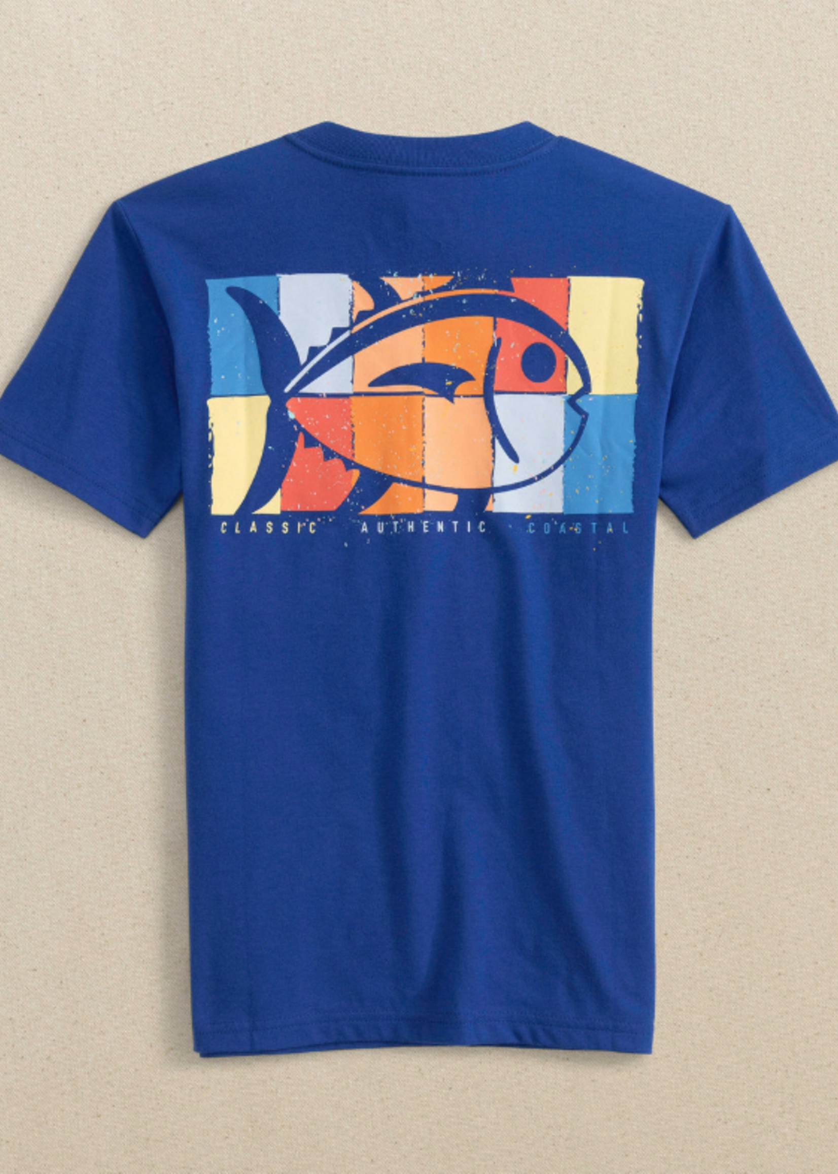 Southern Tide Kids Technicolor Skipjack Tee