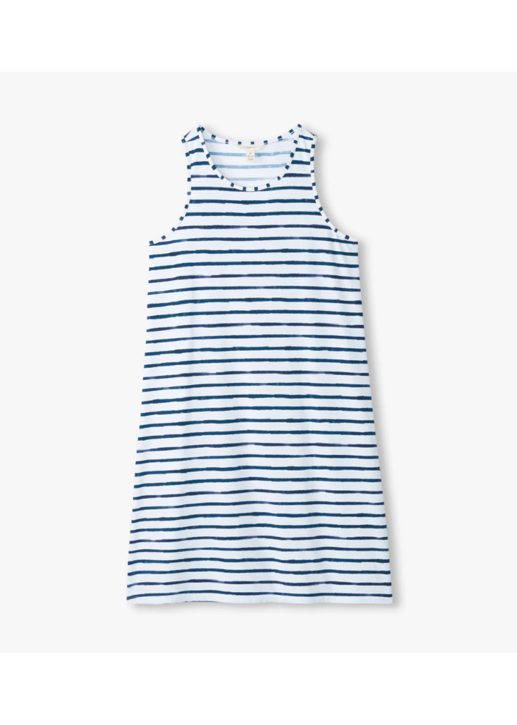 Capelton Road Women's Watercolor Stripes Summer Dress