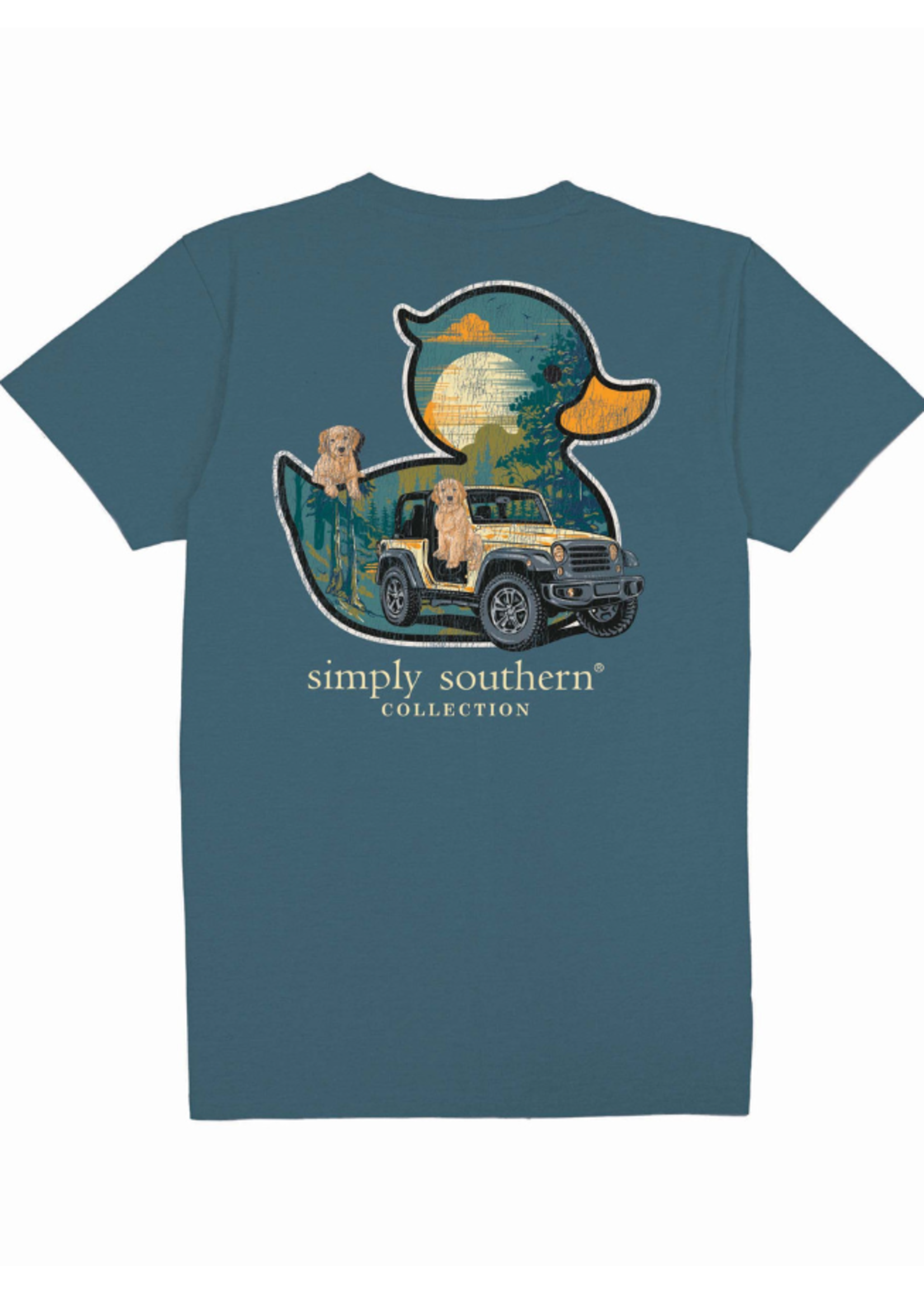 Simply Southern Youth s/s Jeep Duck Tee