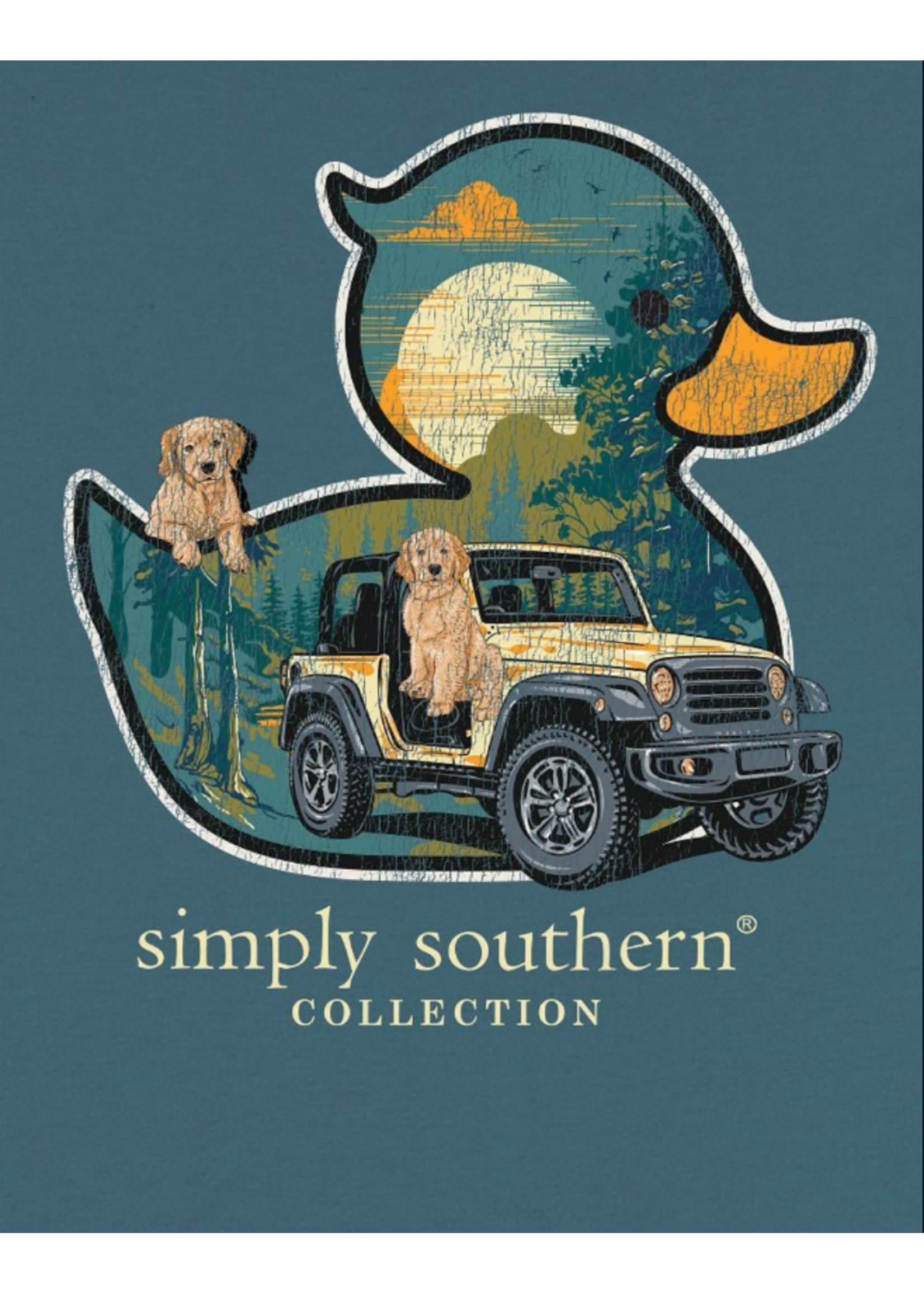 Simply Southern Youth s/s Jeep Duck Tee