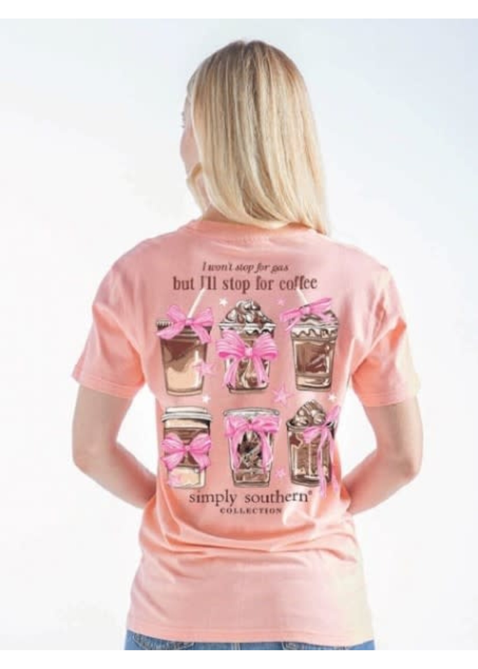 Simply Southern Stop For Coffee s/s Tee
