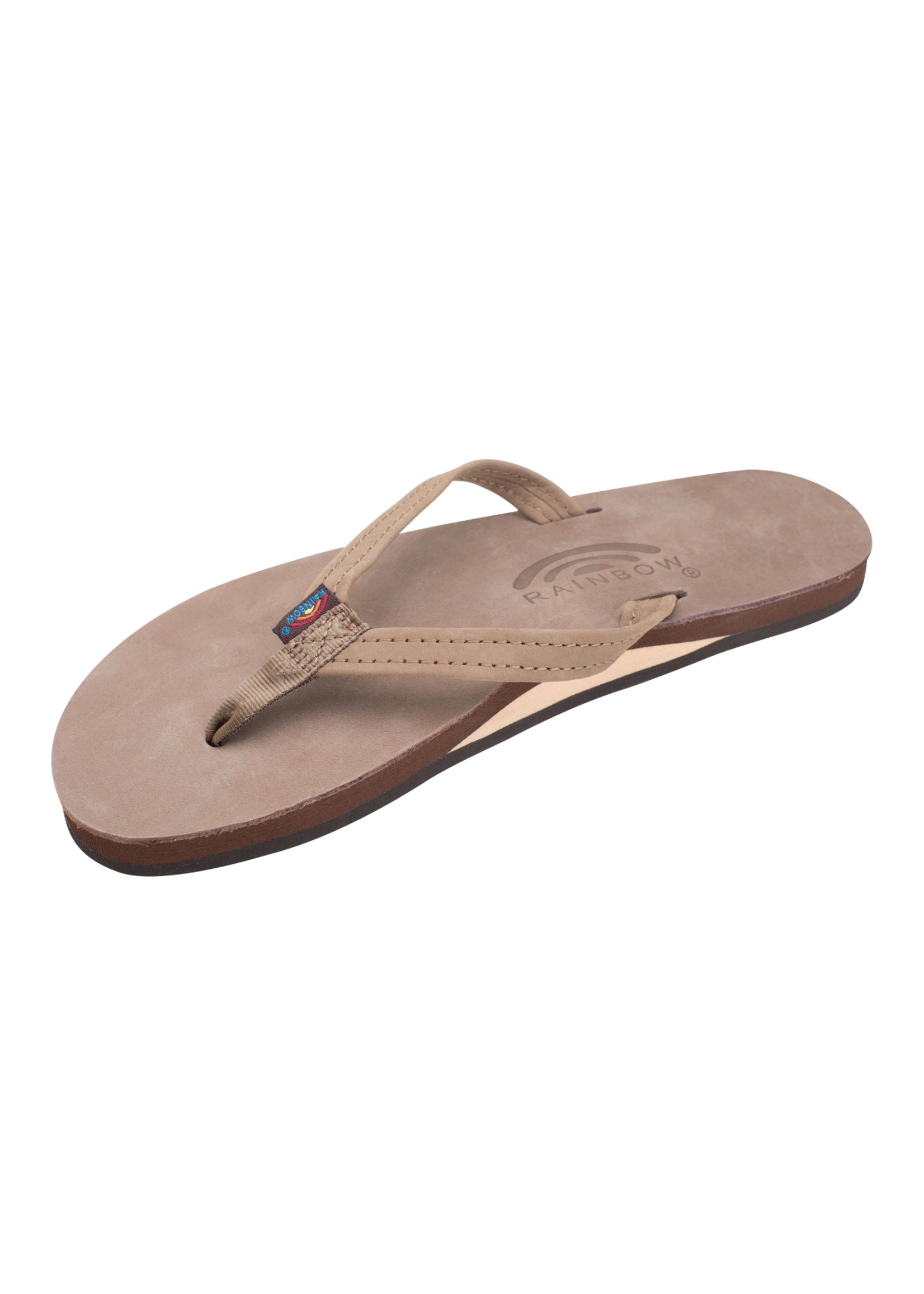 Rainbow Sandals Ladies Premier Leather Single Layer Narrow Strap
