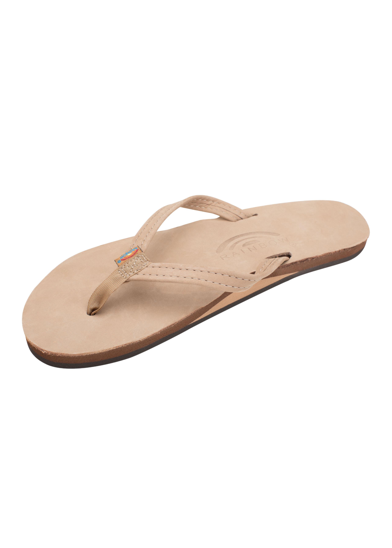 Rainbow Sandals Ladies Premier Leather Single Layer Narrow Strap