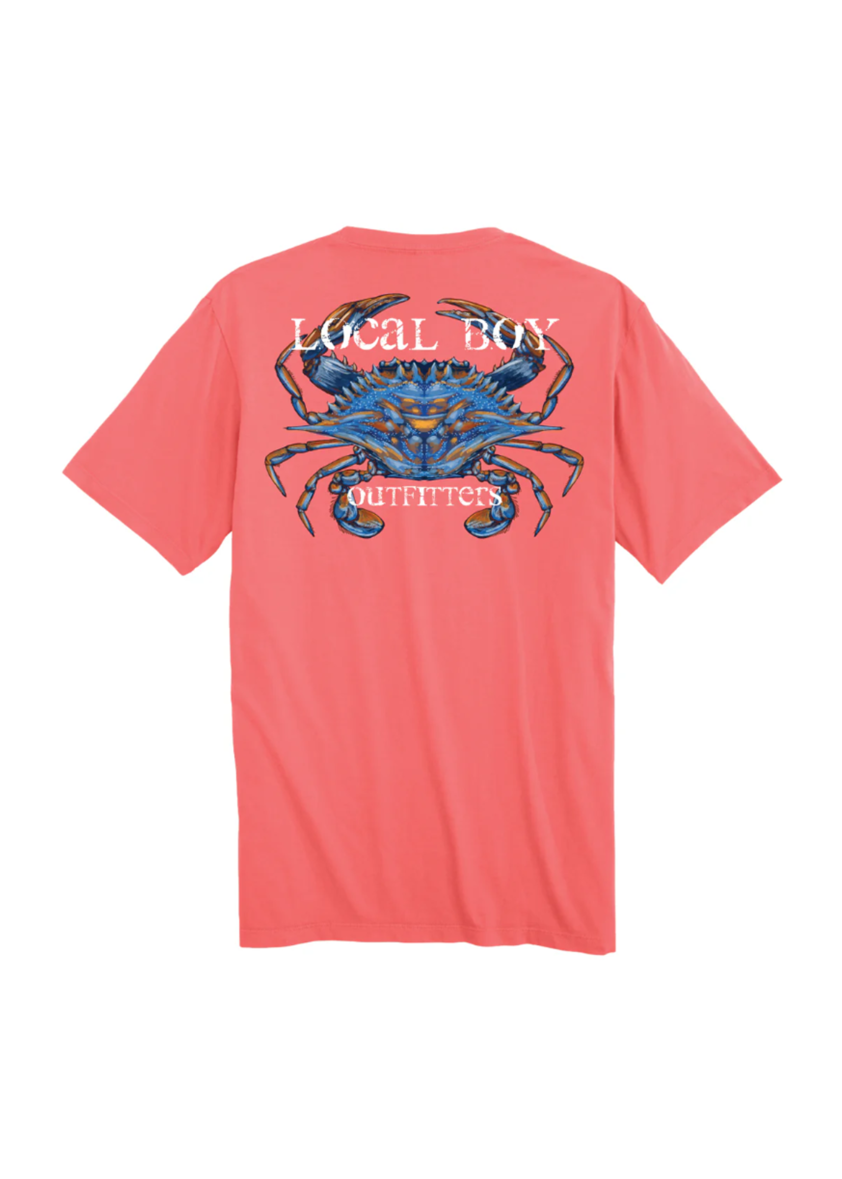 Local Boy Painted Blue Crab s/s Tee