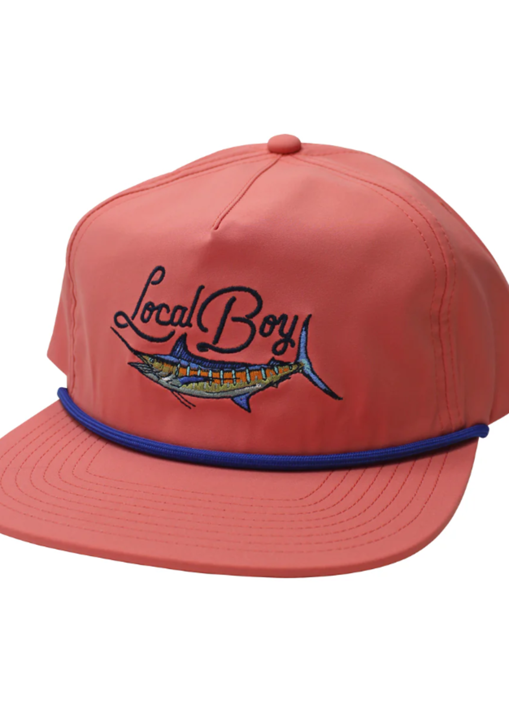 Local Boy Mad Marlin Low-Profile Rope Hat - Salmon