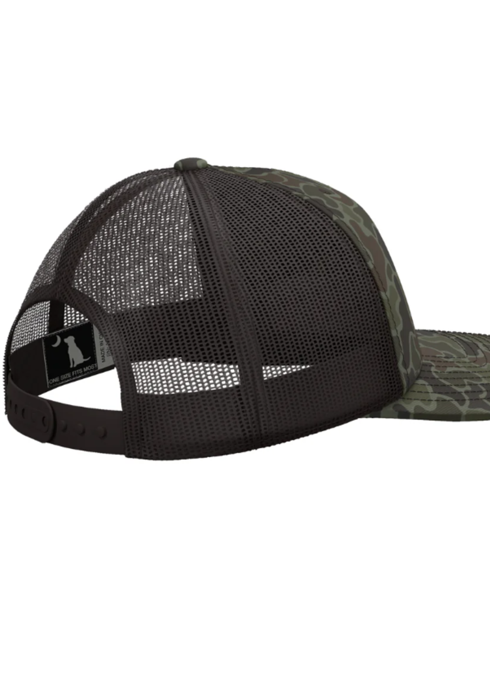 Local Boy Leather Crest Trucker Hat - Localflage OD