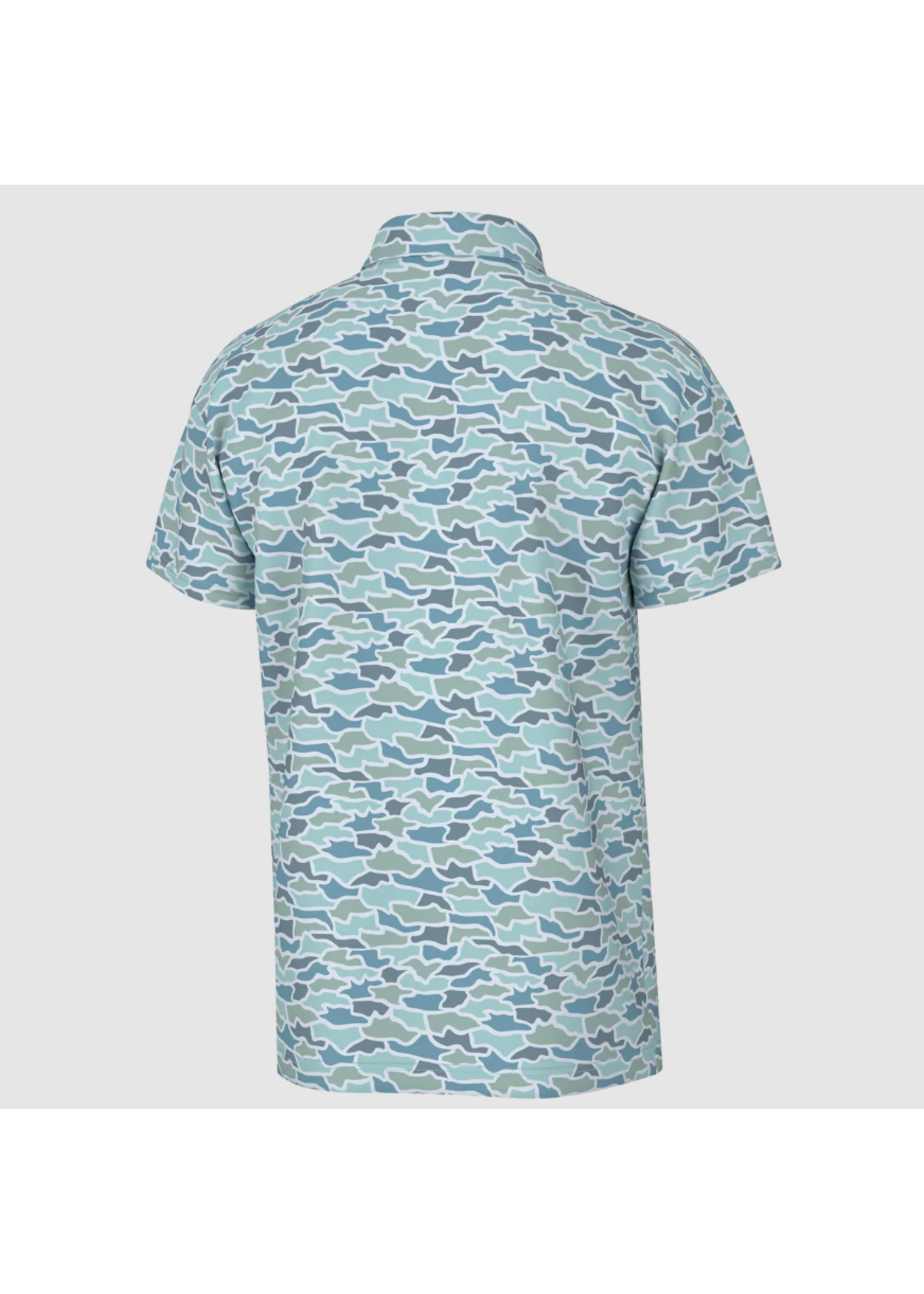 Local Boy Cool Oak Camo Dirty Myrtle Polo
