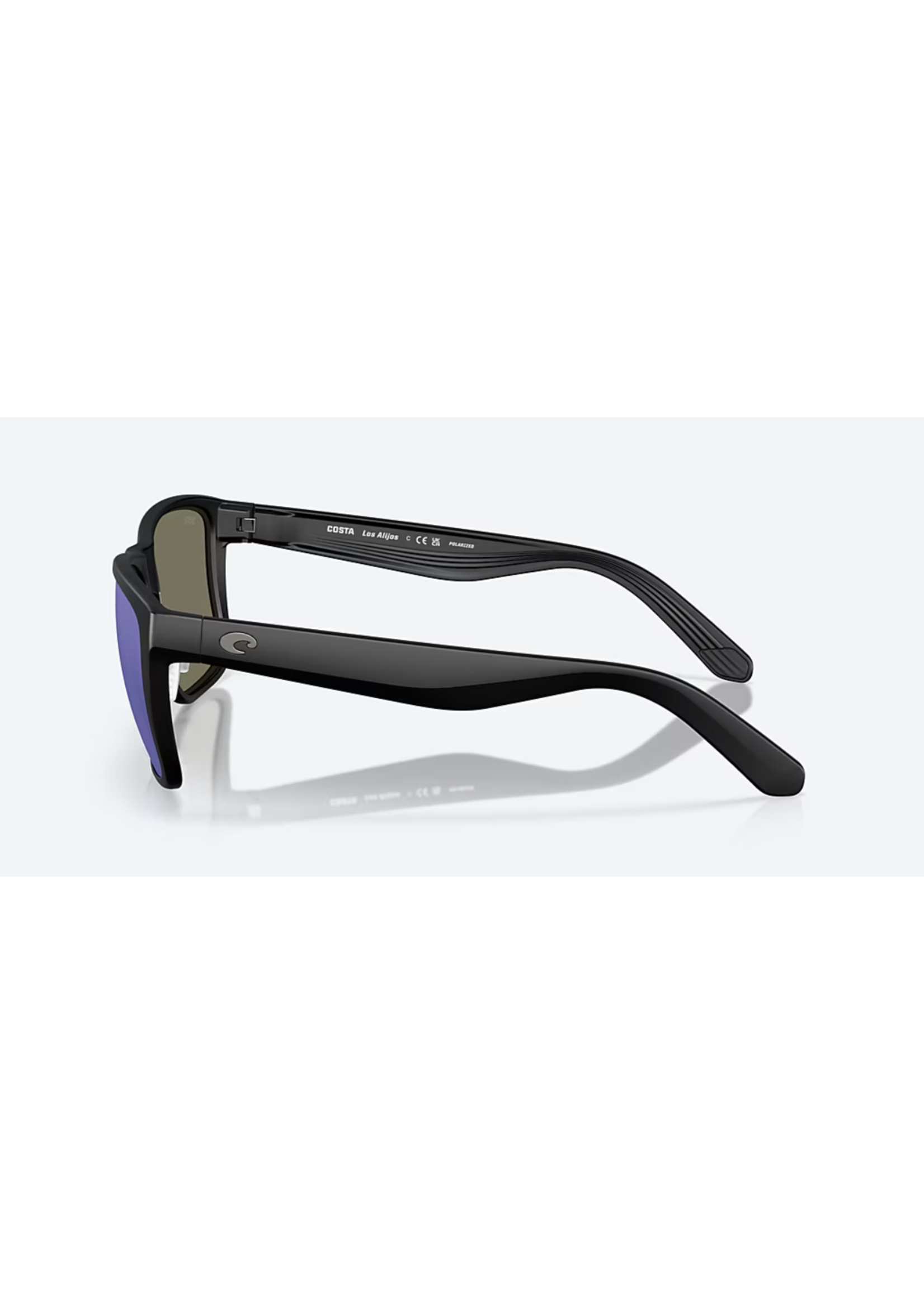 Los Alijos - Matte Black w/ Blue Mirror 580G