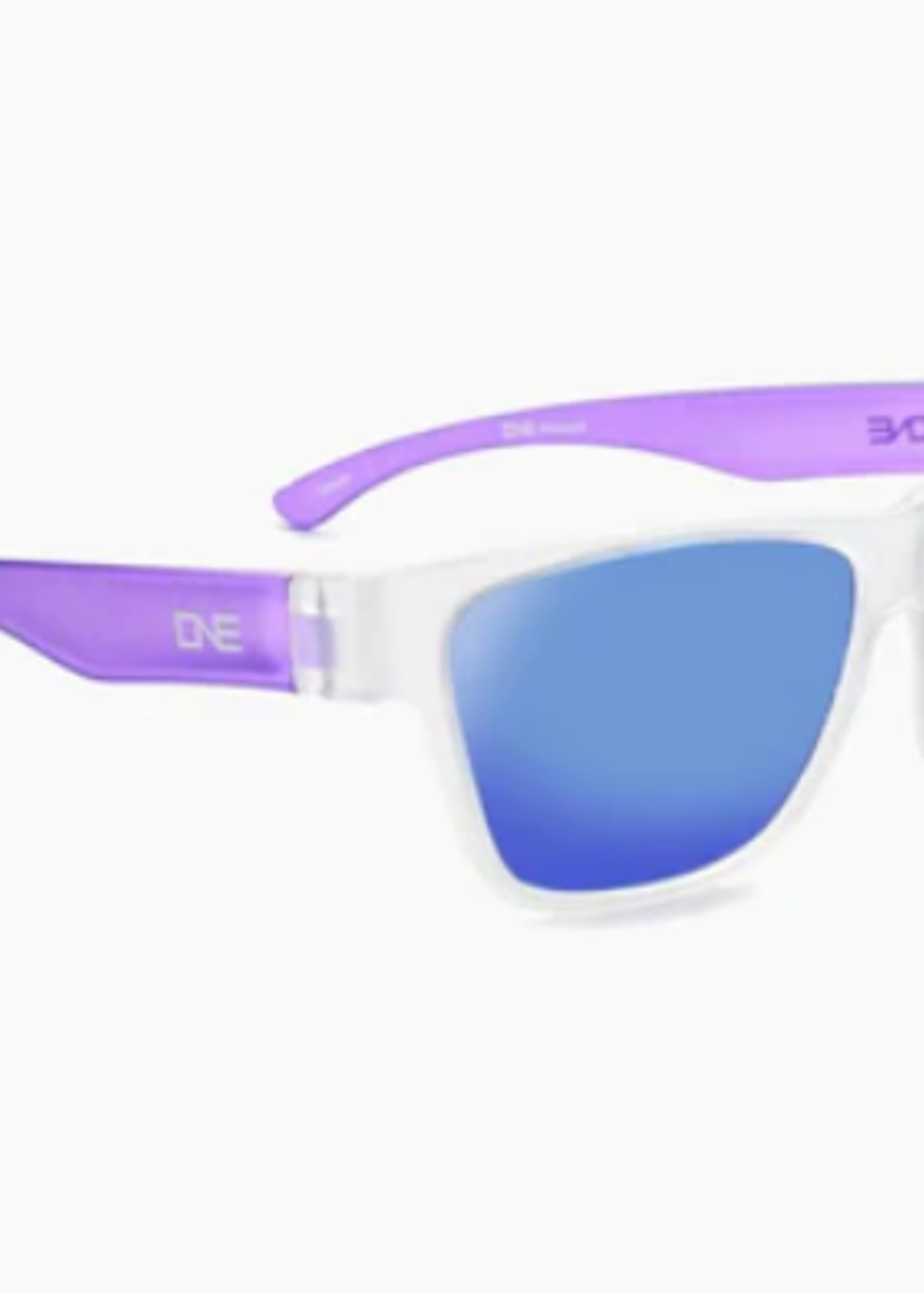 Optic Nerve Tag - Crystal Purple w/ Polarized Smoke Lens Blue Mirror