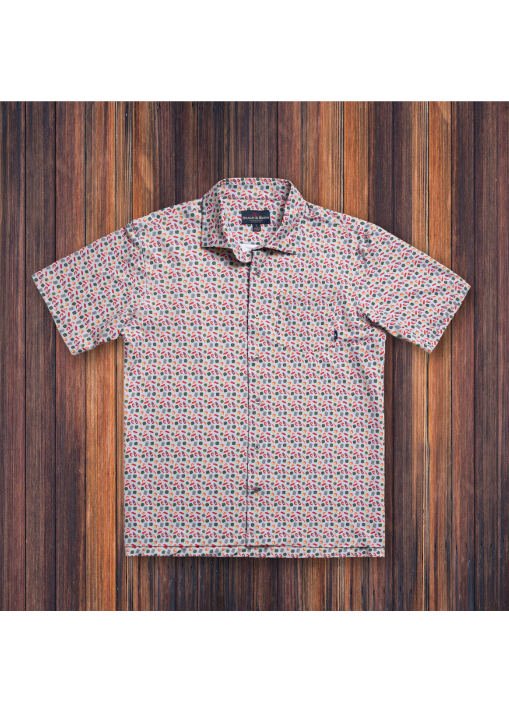 Beach and Barn Low Country Boil Sportshirt