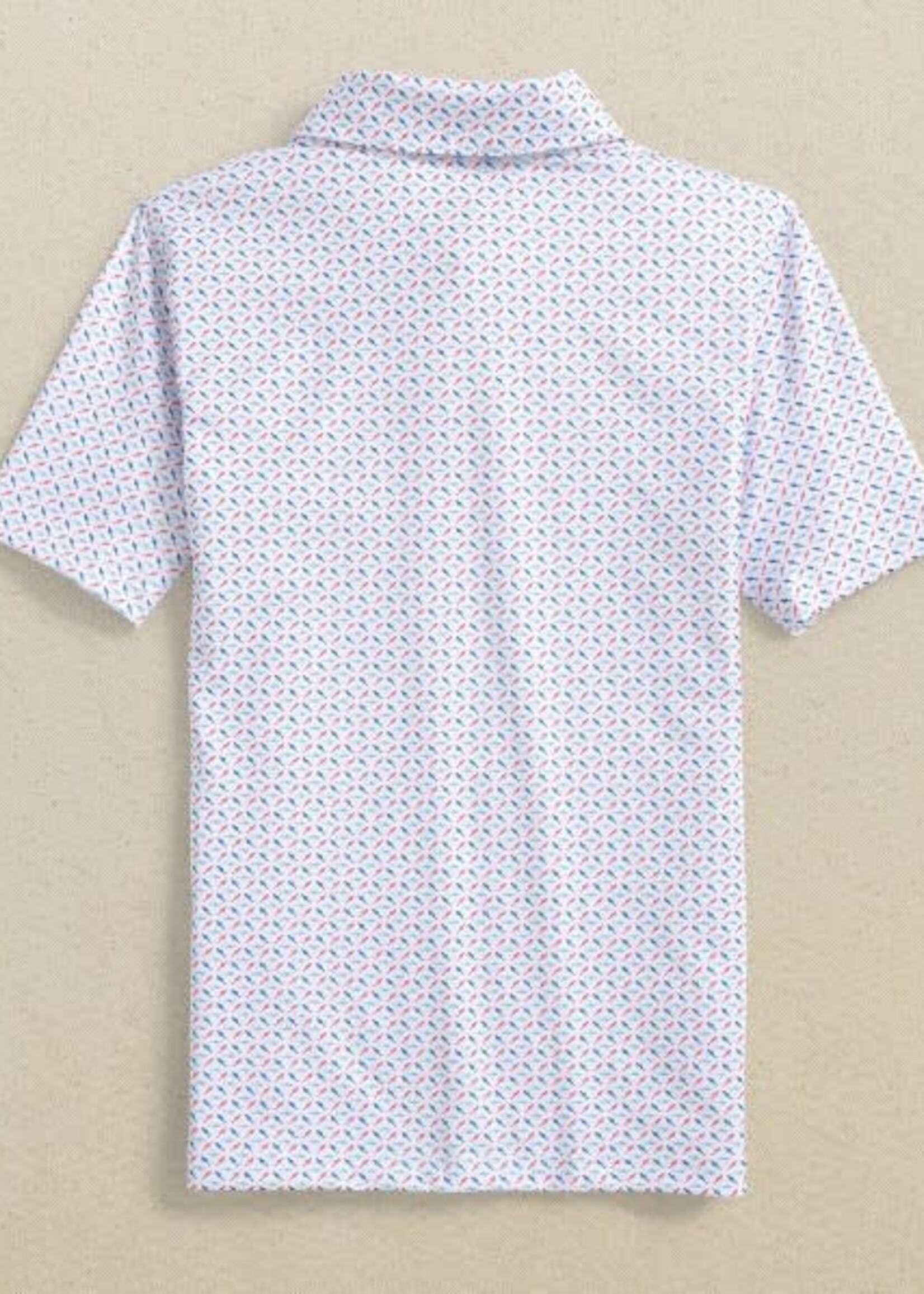 Southern Tide Boys Driver Fin-tastic Catch Performance Polo