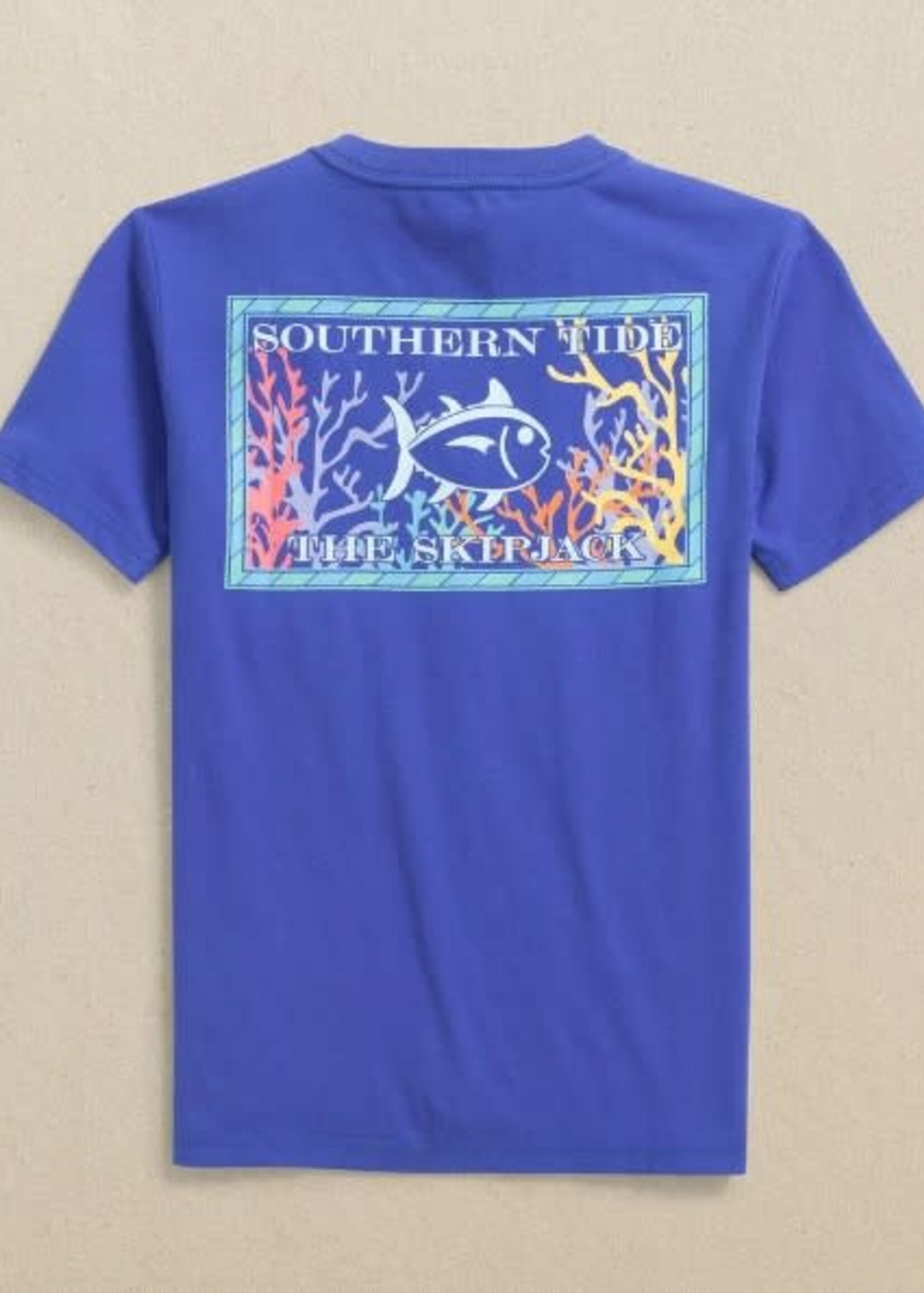 Southern Tide Kids Skipjack Among the Reef Tee