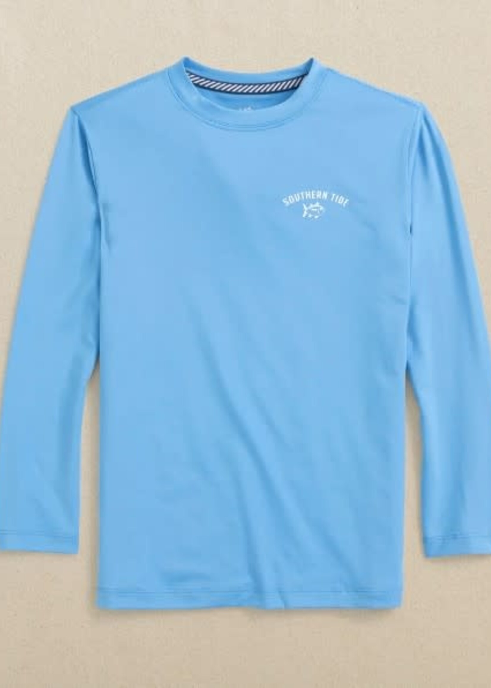 Southern Tide Youth UH OH Sharks l/s Performance Tee