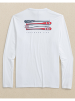 Southern Tide Oars and Stripes l/s Performance Tee