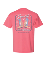 Southern Fried Cotton Sweet Liberty Boots Tee