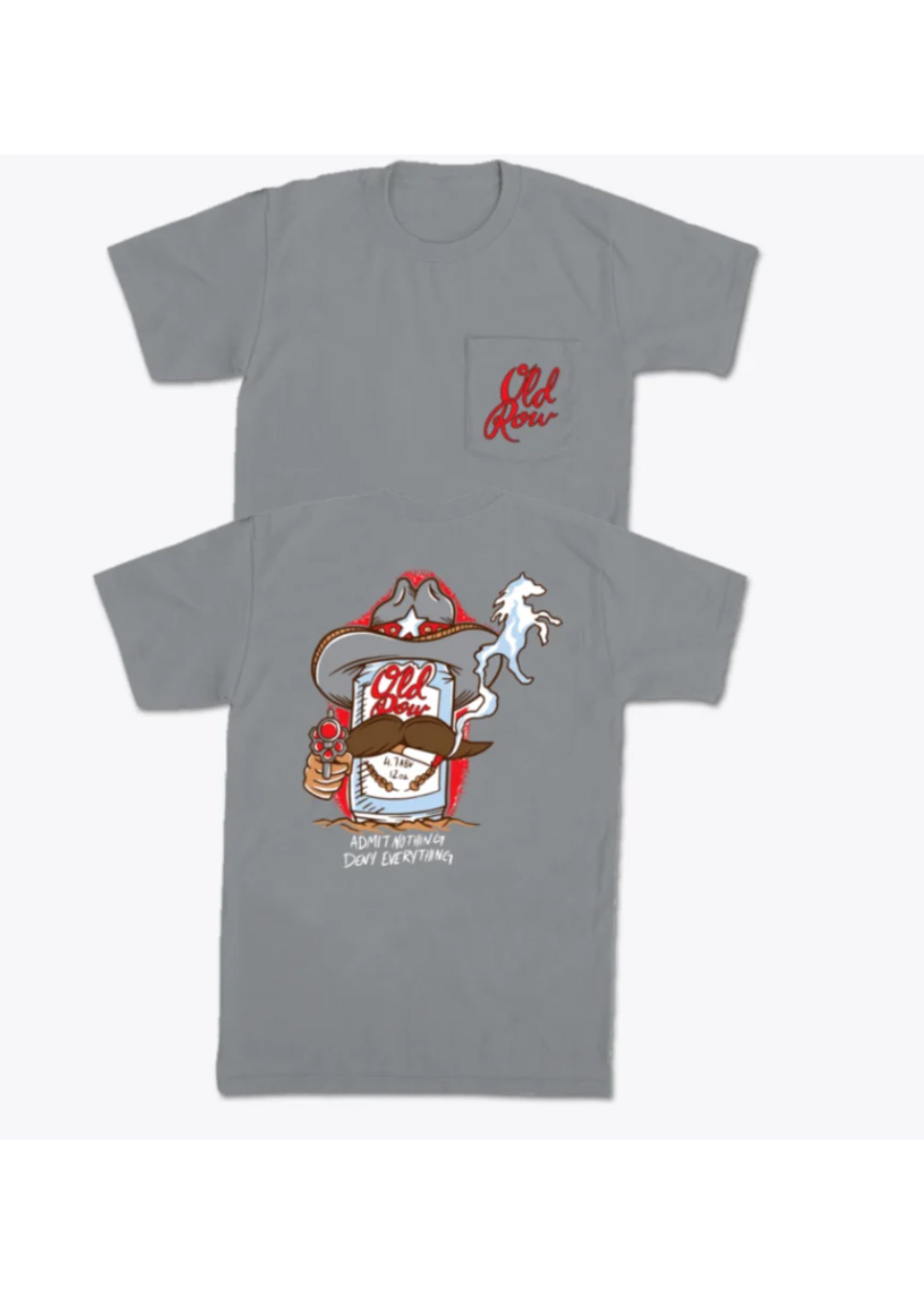 Old Row Smokin' Cowboy Pocket Tee