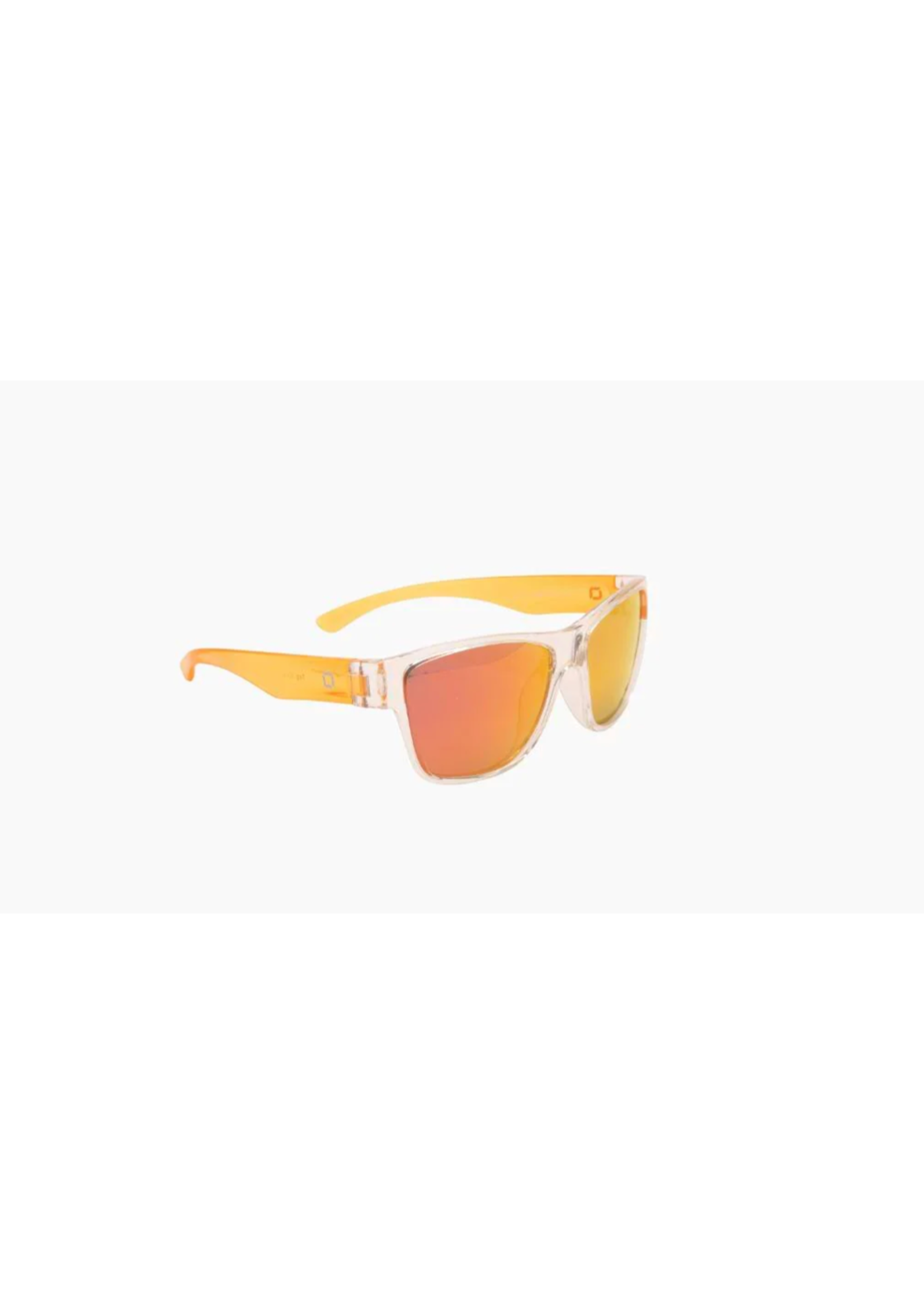 Optic Nerve Tag - Crystal Orange w/ Polarized Smoke Lens Red Mirror