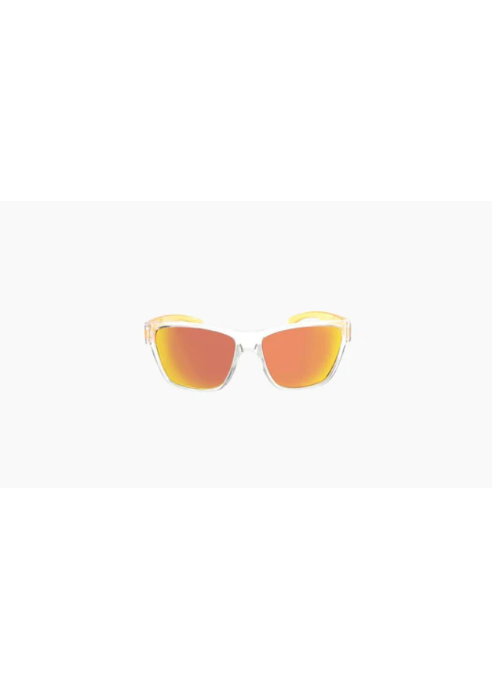 Optic Nerve Tag - Crystal Orange w/ Polarized Smoke Lens Red Mirror