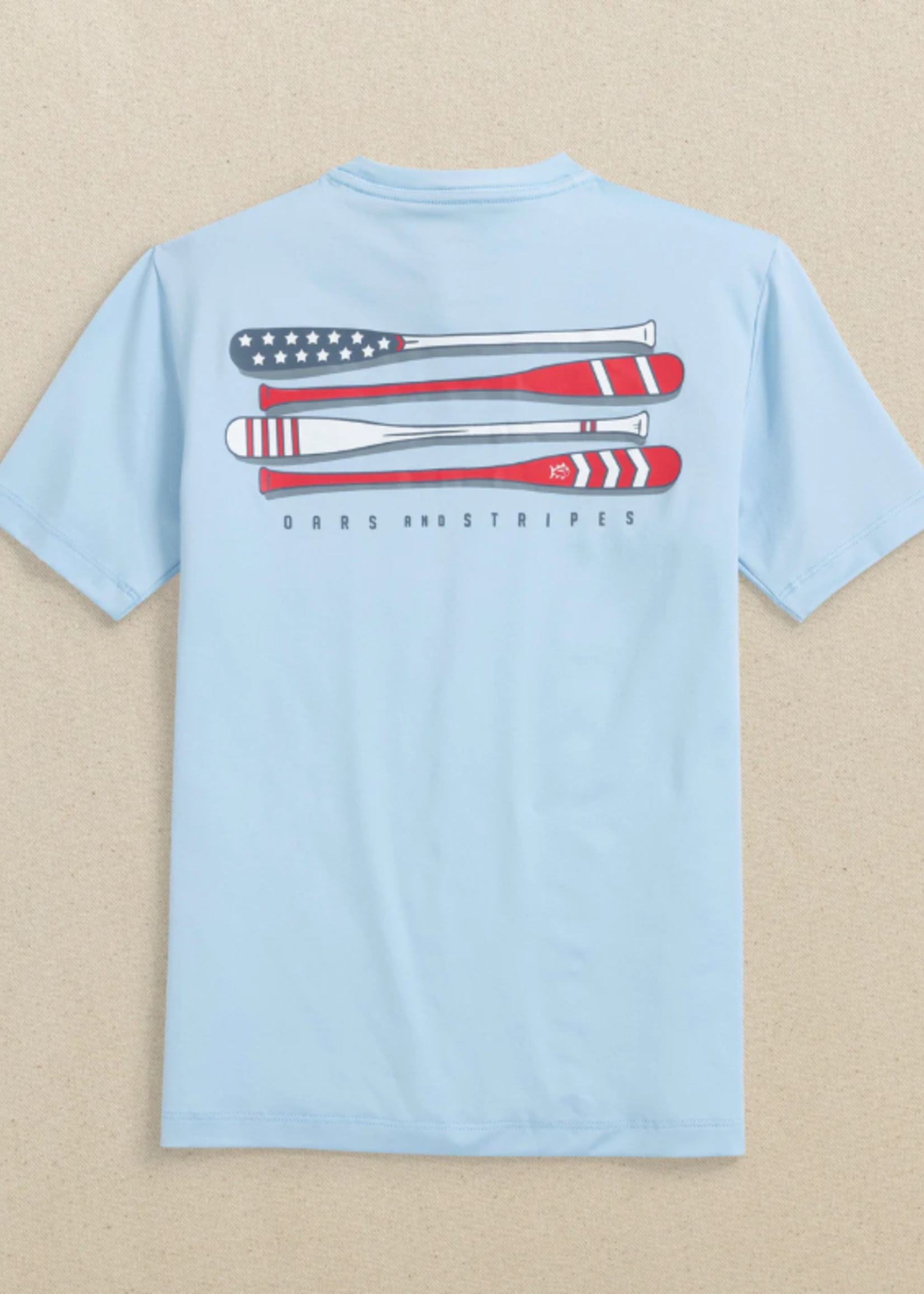 Southern Tide Youth Oars and Stripes Performance Tee