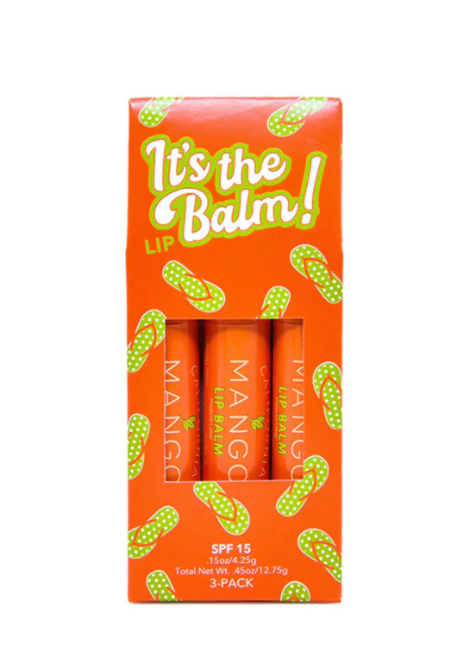California Mango It's the Balm Lip Balm 3 pack