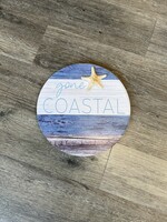 Gone Coastal Circle Sign