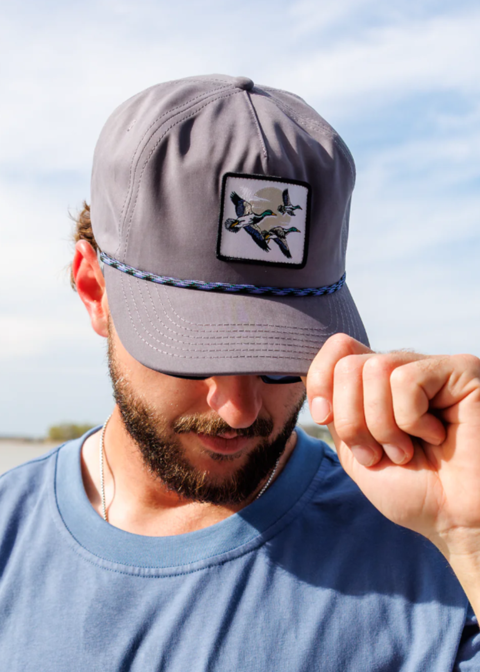 Waggle Duck & Cover Unstructured Hat - Grey