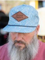 Old South Beneath the Tide Leather Patch Trucker Hat - Carolina Blue