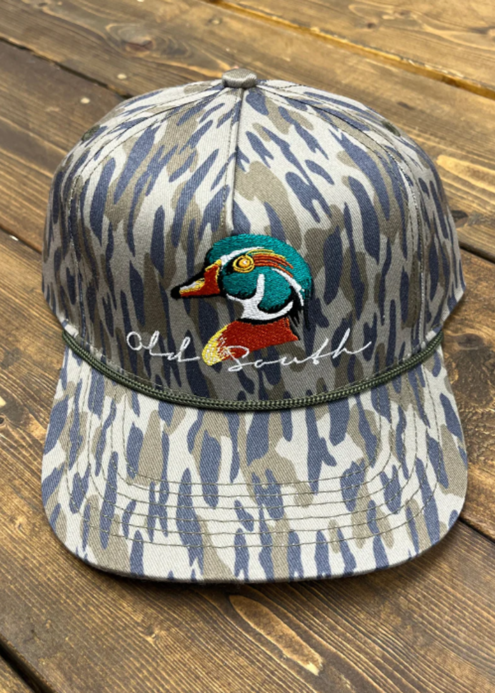 Old South Youth Wood Duck Head Trucker Hat - Osland Camo