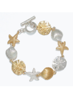 Bracelet - Two Tone Sea LIfe