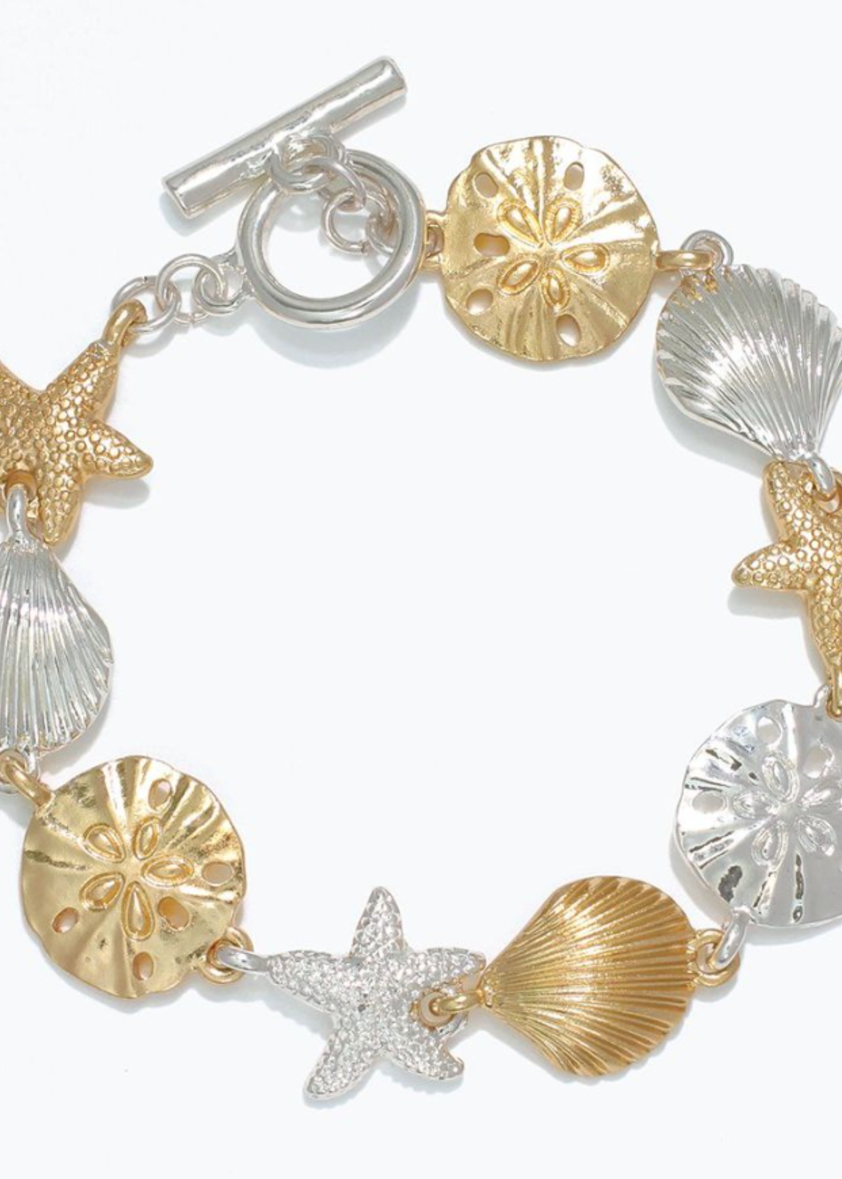 Bracelet - Two Tone Sea LIfe