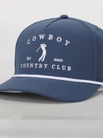 Cowboy Country Club Golfer Roped Hat - Navy