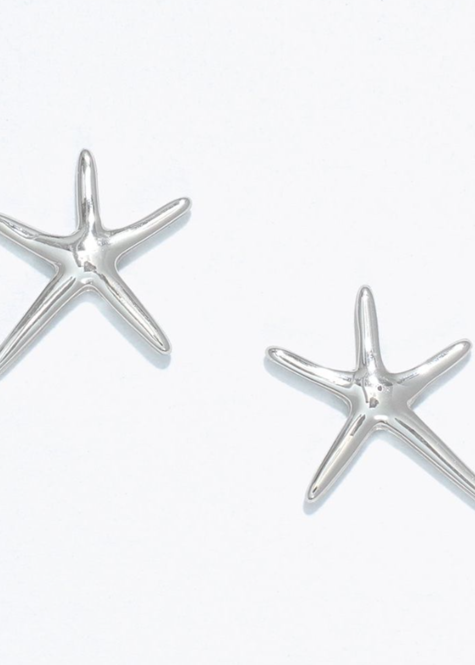 Earrings - Classic Silver Starfish