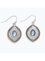 Earrings - Filigree w/ French Blue