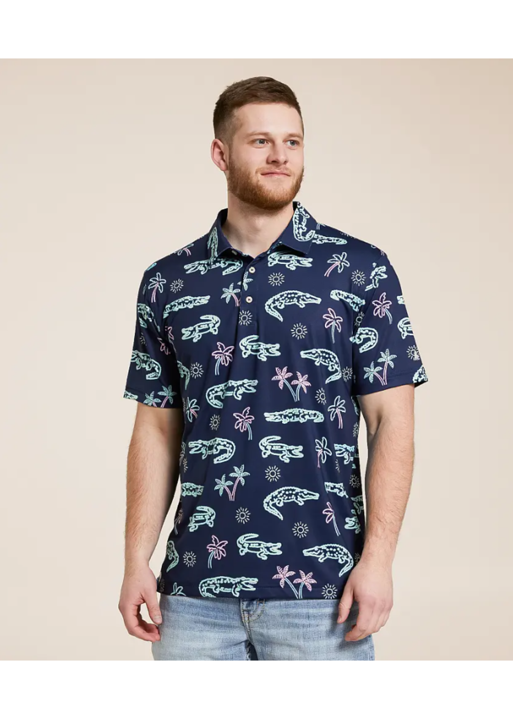 Chubbies The Neon Glade Performance Polo 2.0