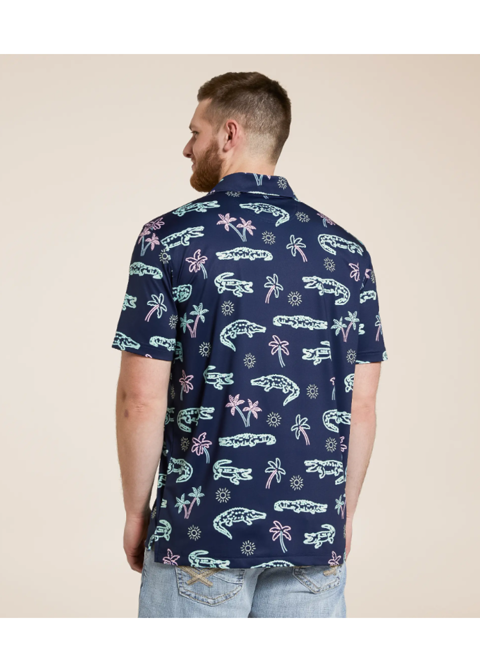 Chubbies The Neon Glade Performance Polo 2.0