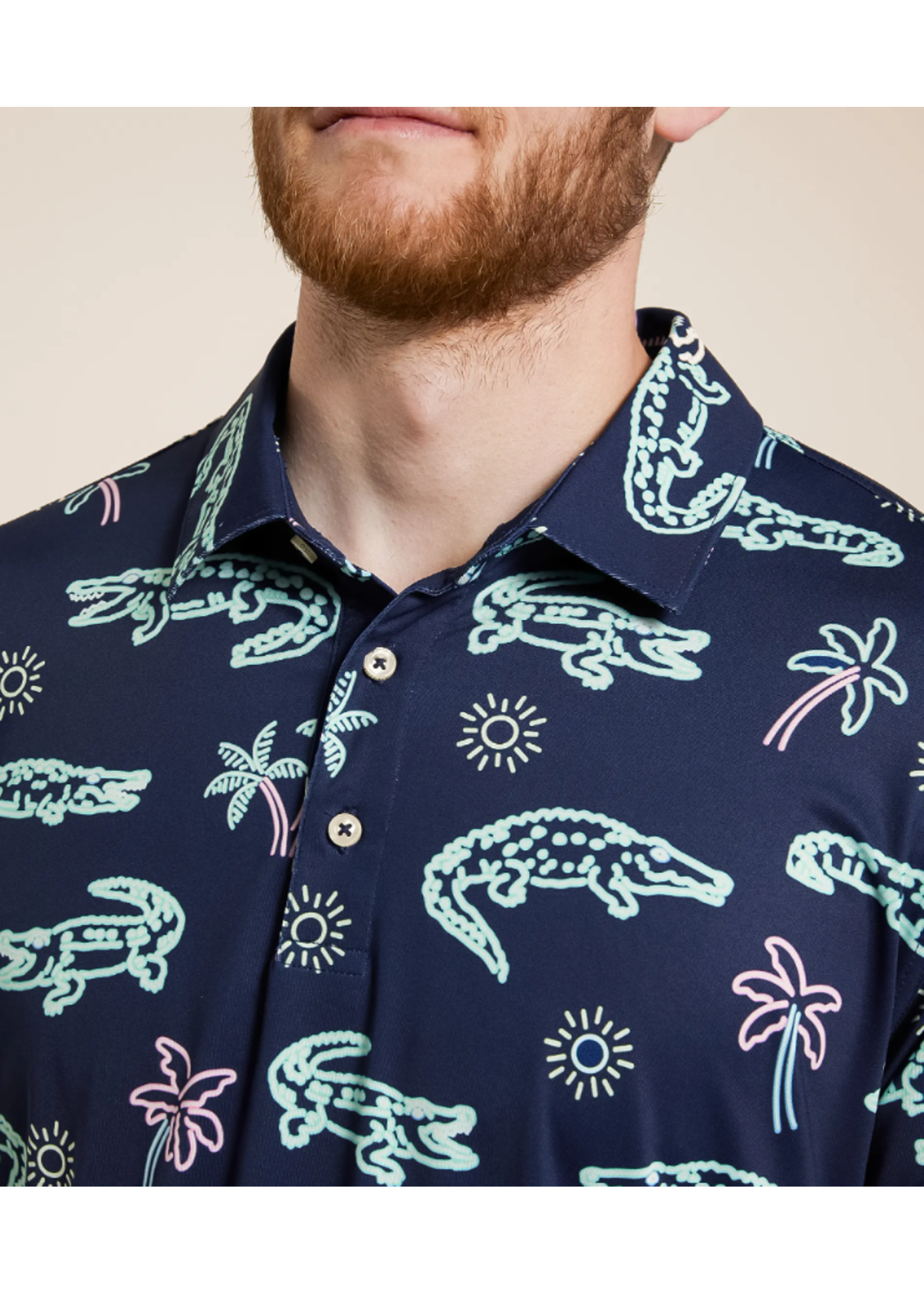 Chubbies The Neon Glade Performance Polo 2.0