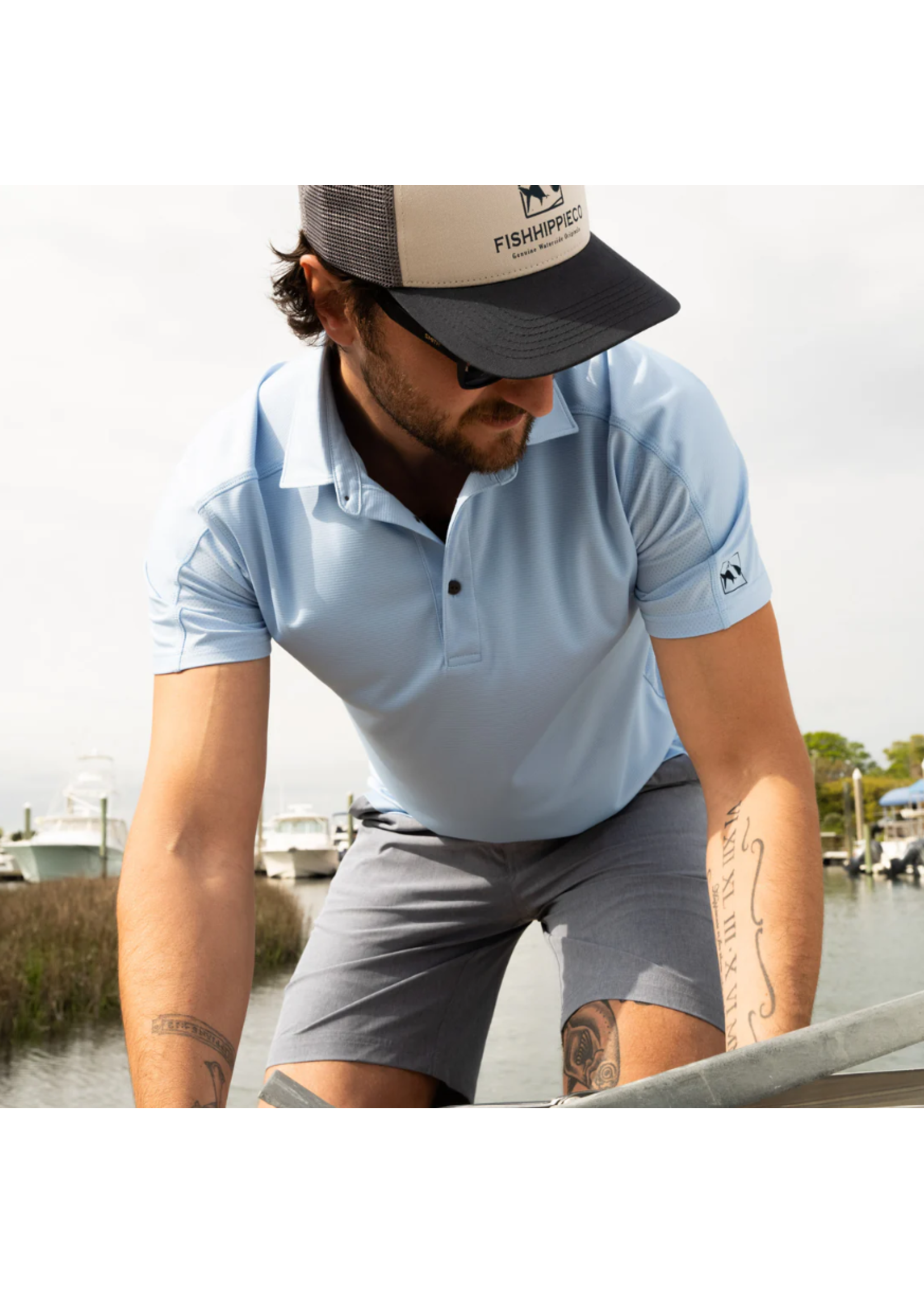 Fish Hippie Migration Polo
