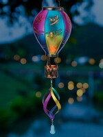 Regal Art and Gift Hot Air Balloon Spinner Solar Lantern - Dragonfly