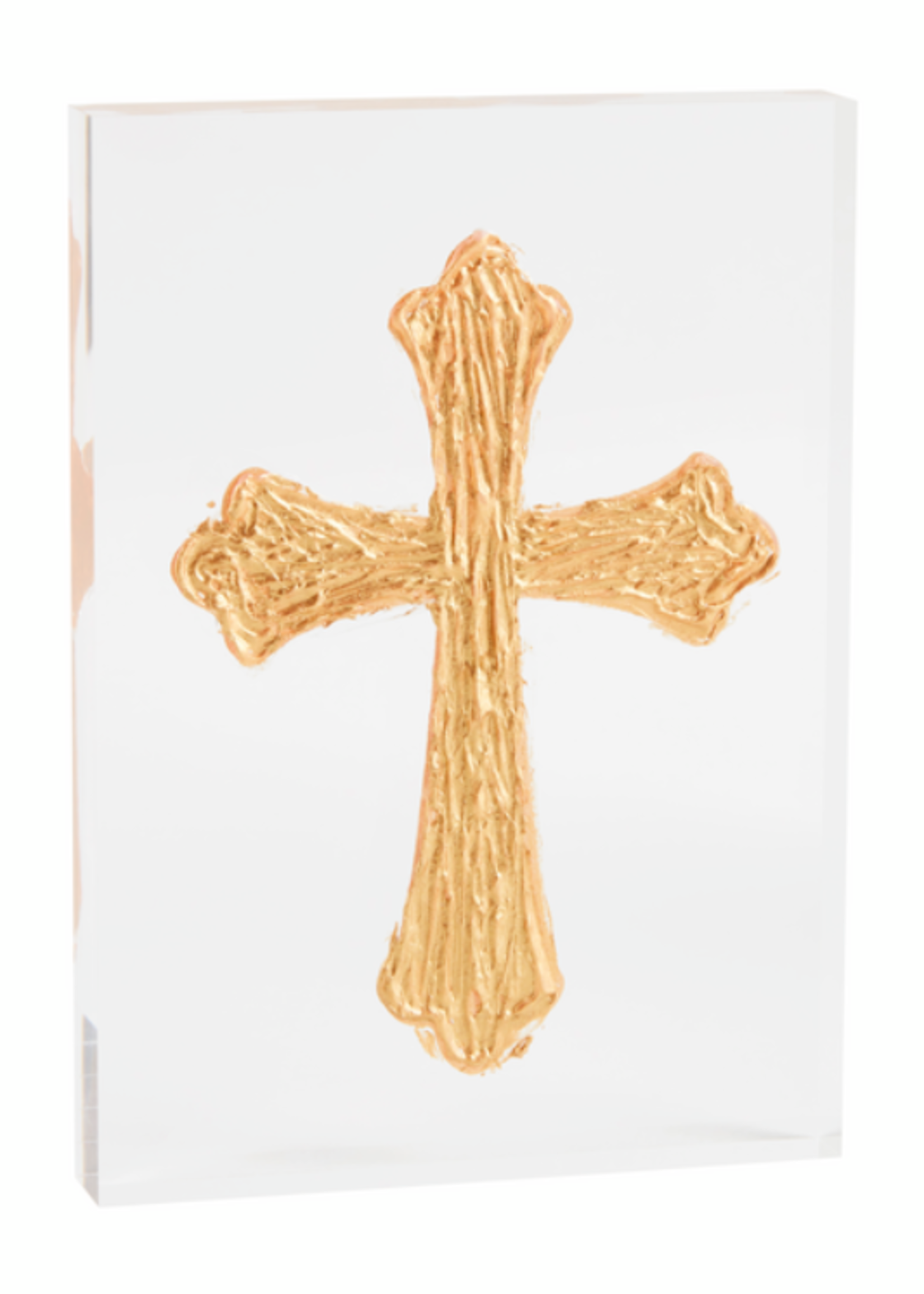 Mud Pie Tall Acrylic Cross Plaque