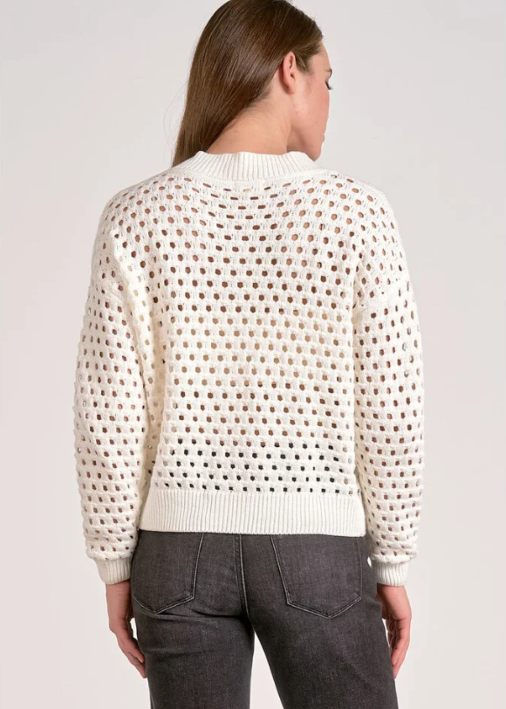 Elan Zip Up Cardigan Sweater