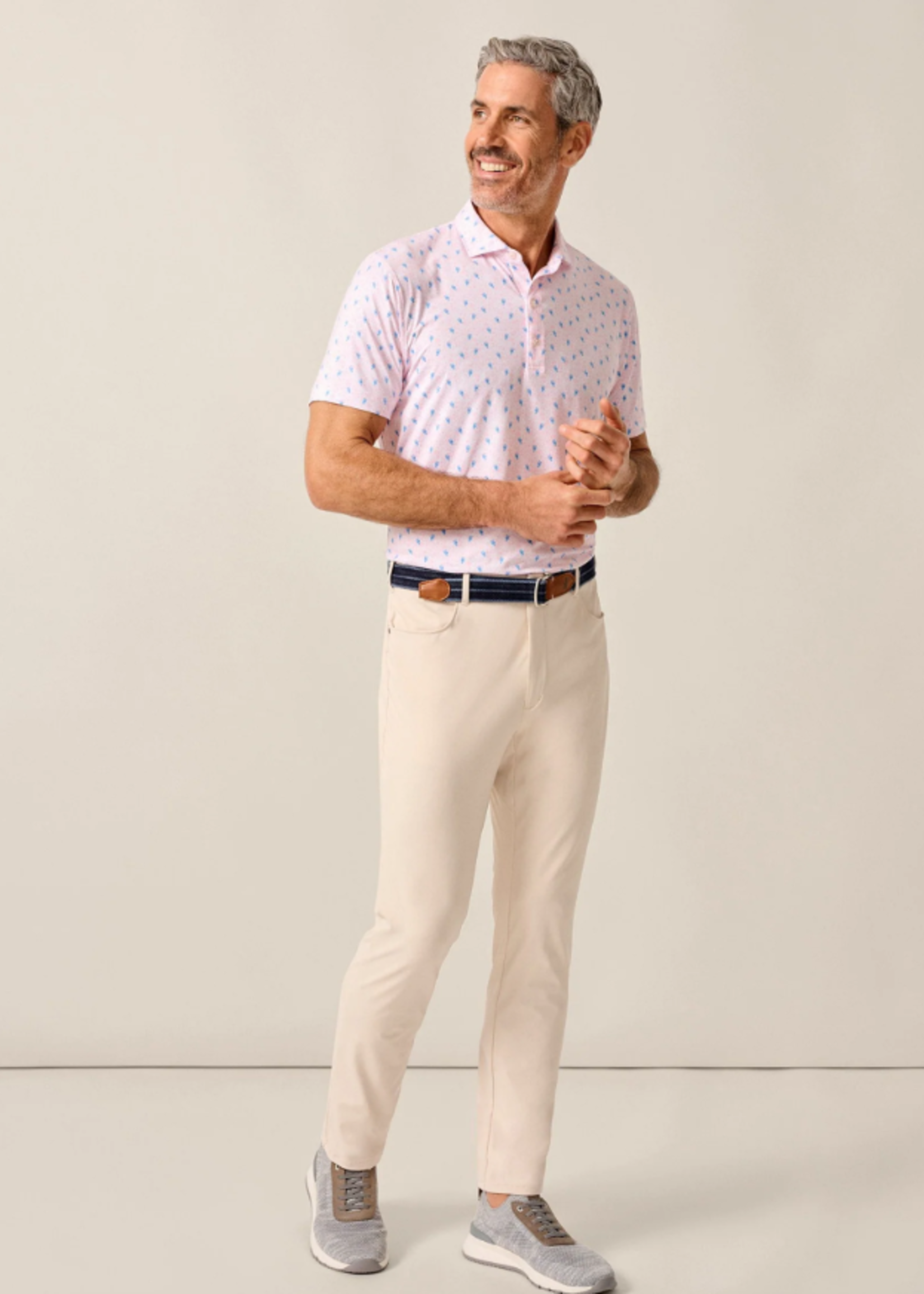 Johnnie-O Featherweight Performance Polo Low Country