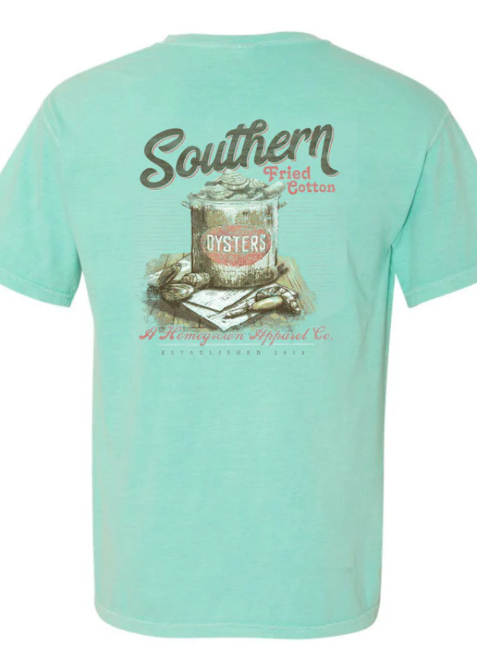 Southern Fried Cotton Bucket of Oysters Tee