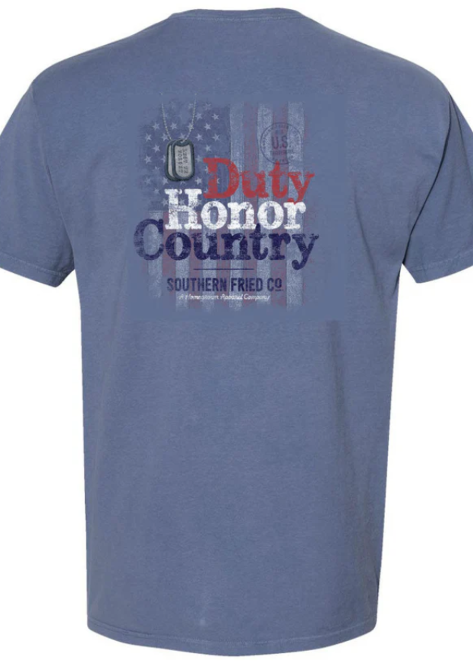 Southern Fried Cotton Duty Honor Country Tee
