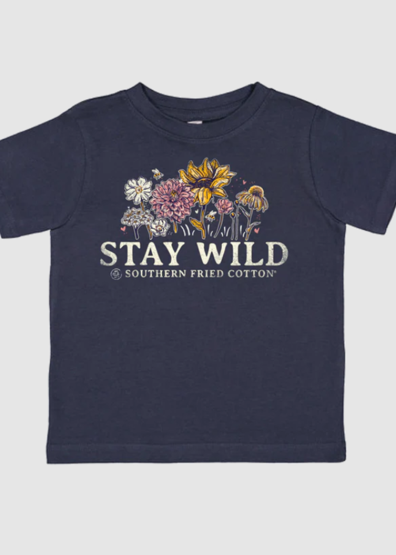 Southern Fried Cotton Stay Wild Toddler Tee