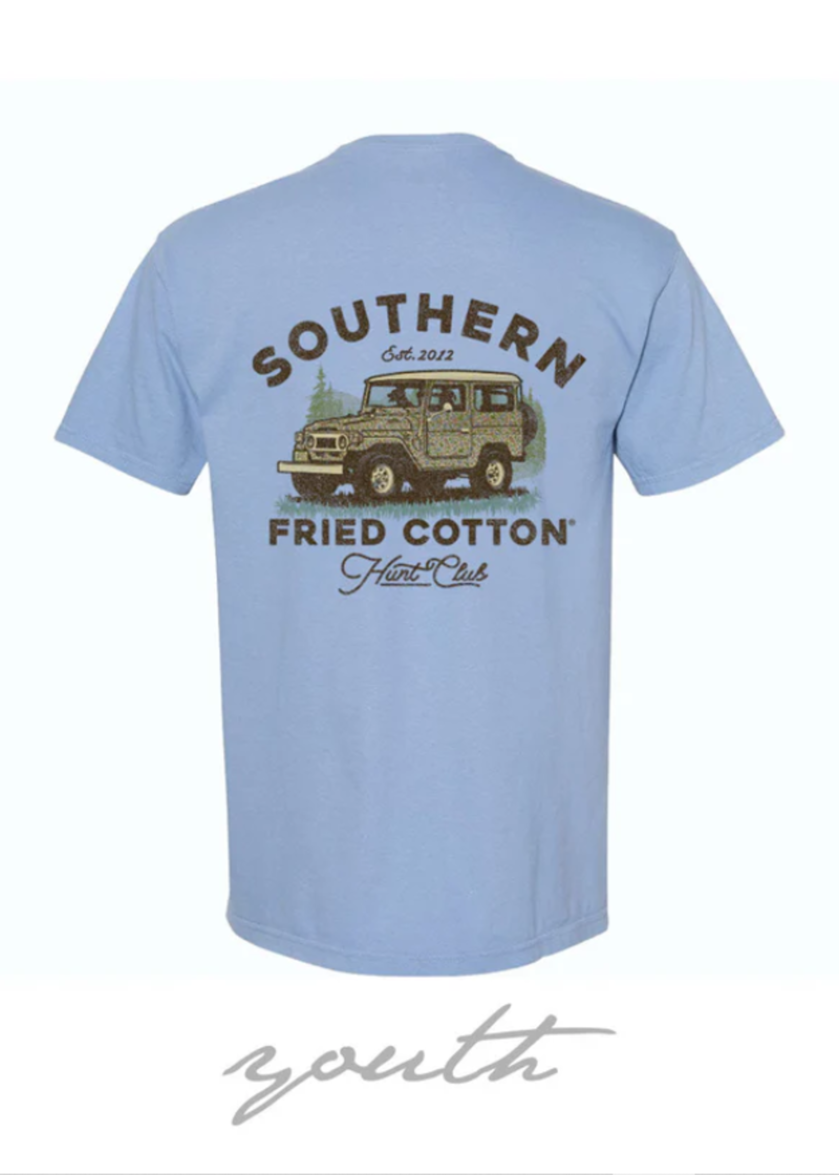 Southern Fried Cotton Camo Cruiser Youth Tee